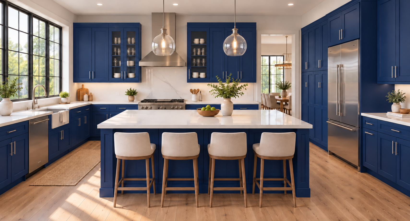 Enlarged kitchen design inspiration